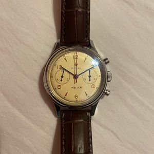 Seagull 1963 men’s mechanical chronograph watch
